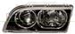 HEADLAMP LEFT H7+HB3 ELECTRIC-BLACK