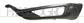 FRONT BUMPER MOLDING LEFT-BLACK-GRAY